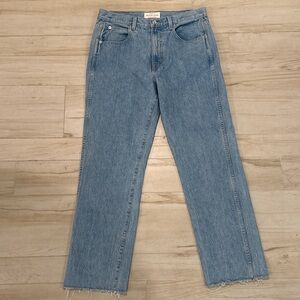 SLVRLAKE WOMEN’S CUT-OFF STRAIGHT LEG JEANS 👖 SIZE 30 — GREAT CONDITION
